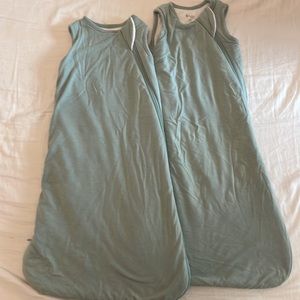 Set of 2 XS Kyte baby bamboo sleep sacks 1 tog